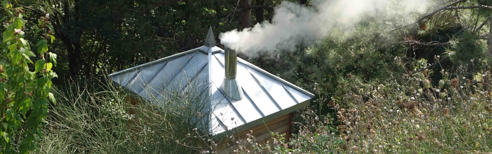 Artizinc à Corenc (38700) – Charpente et couverture en zinc d’un sauna // 2015